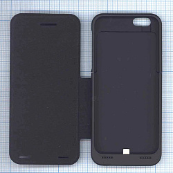 Аккумулятор/чехол для Apple iPhone 6 3500 mAh черный leather cover
