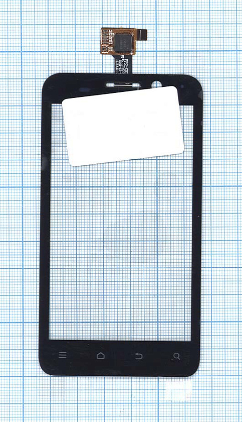 Сенсорное стекло (тачскрин) для ZTE V880E черное