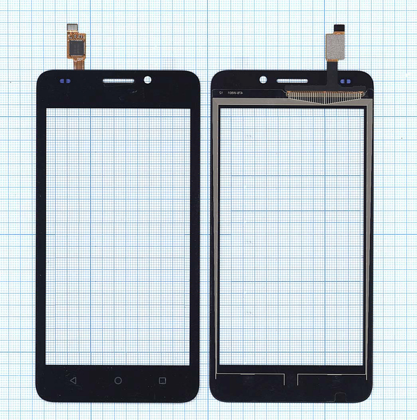 Сенсорное стекло (тачскрин) для Huawei Ascend Y635 черное