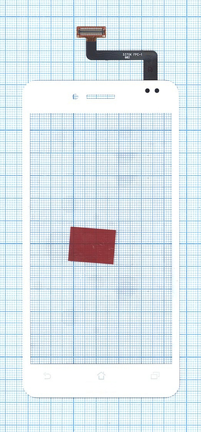 Сенсорное стекло (тачскрин) для Asus Padfone Infinity A80 / A86 белое