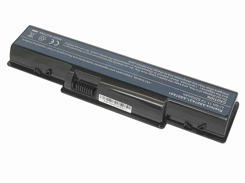 Аккумуляторная батарея для ноутбука Acer Aspire 4710 (AS07A31) 5200mAh 10.8-11.1V OEM черная