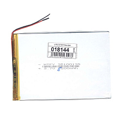 Аккумулятор Li-Pol (батарея) 3.5*100*135мм 2pin 3.7V/5200mAh