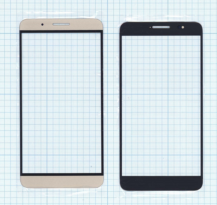 Стекло для Huawei ShotX / Honor 7i золотое  