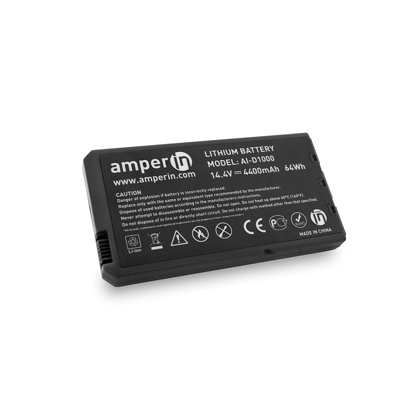 Аккумуляторная батарея Amperin для ноутбука Dell Inspiron 1000 11.1V 6600mAh (73Wh) AI-D1000