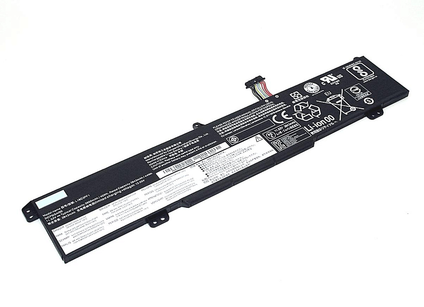 Аккумуляторная батарея для ноутбука Lenovo IdeaPad L340-17 (L18C3PF1) 11.52V 3950mAh