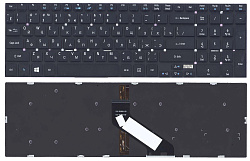 Клавиатура для ноутбука Acer Aspire 5755 5755G 5830 5830G 5830T VN7-791 VN7-791G черная с подсветкой