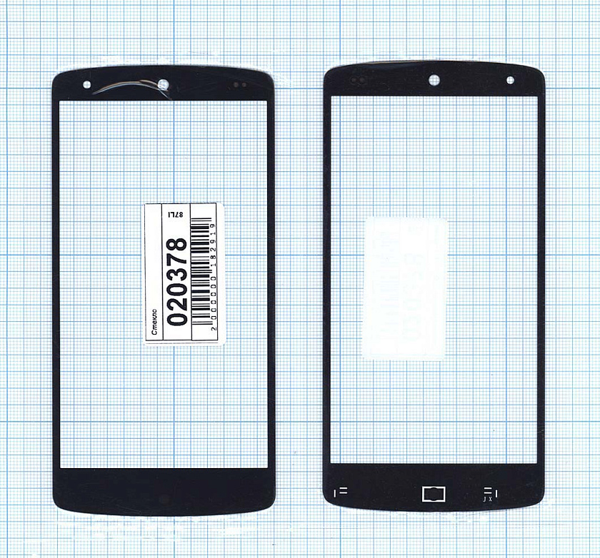 Стекло для LG Nexus 5 D820 D821 черное