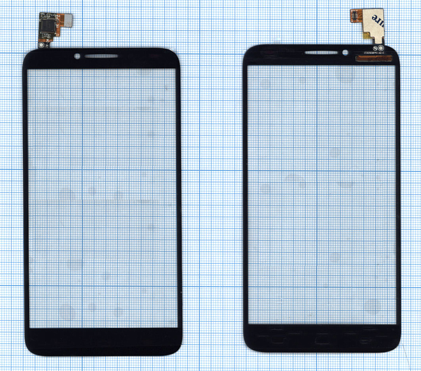Сенсорное стекло (тачскрин) для Alcatel Idol 2 / 6037Y черное