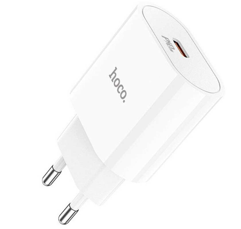 Блок питания (сетевой адаптер) HOCO C94A Metro USB-C, 20W, белый
