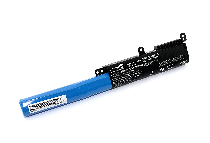 Аккумуляторная батарея Amperin для ноутбука Asus X541UA (X541-3S1P) 10.8V 2200mAh AI-X541