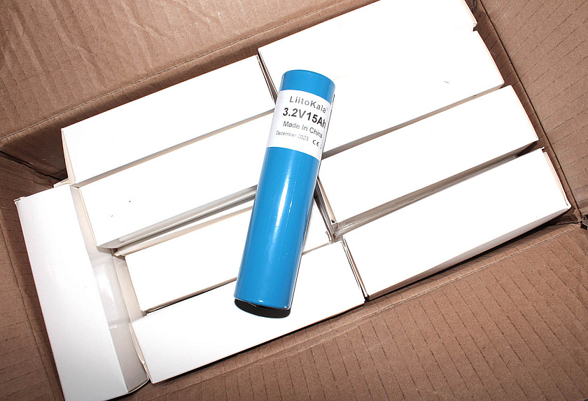 Аккумулятор типа 33140 LiitoKala LiFePO4 3.2V, 15000mAh, упаковка 50 штук