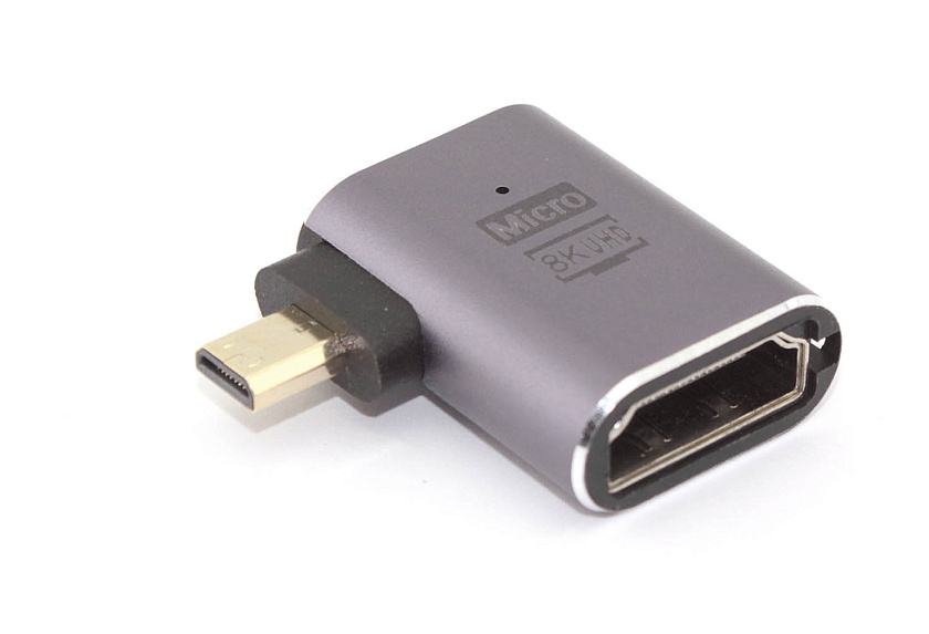 Переходник micro  HDMI  на HDMI вправо