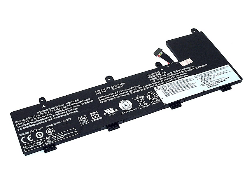 Аккумуляторная батарея для ноутбука Lenovo ThinkPad Yoga 11e (00HW044) 11.4V 3685mAh
