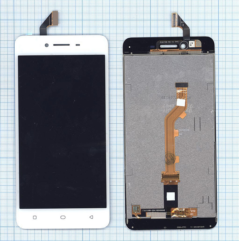 Дисплей для Oppo A37 белый