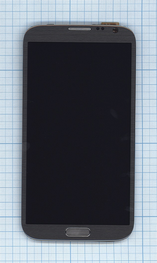 Дисплей для Samsung Galaxy Note 2 GT-N7100 серый титан с рамкой