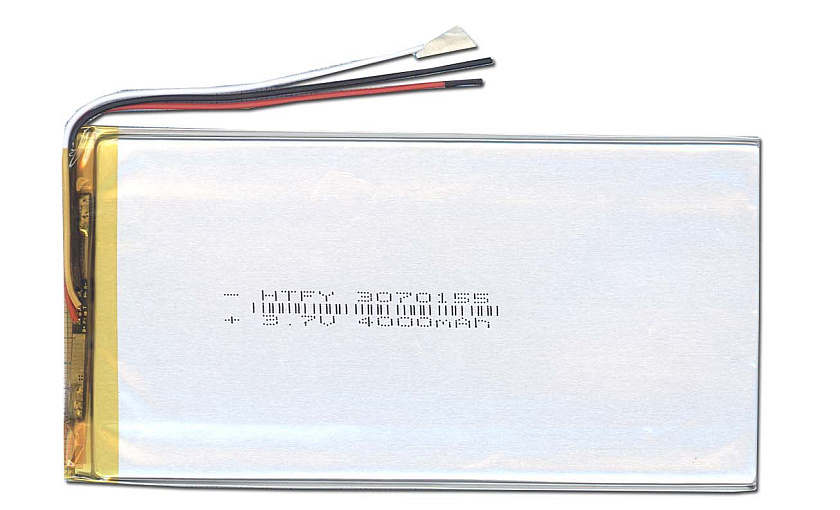 Аккумулятор Li-Pol (батарея) 3*70*155мм 3pin 3.7V/4000mAh