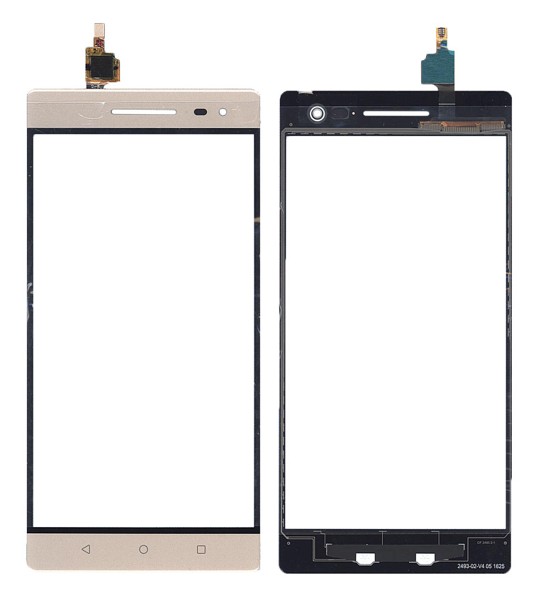 Сенсорное стекло (тачскрин) для Lenovo Phab 2 Pro золотое