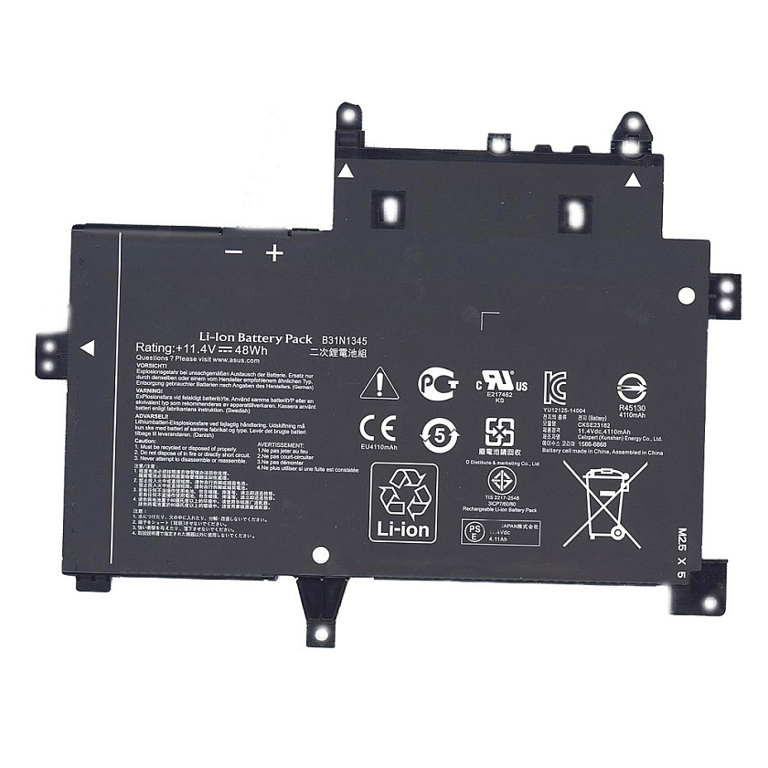 Аккумуляторная батарея для ноутбука Asus TP500LN (B31N1345) 11.4V 48Wh черная