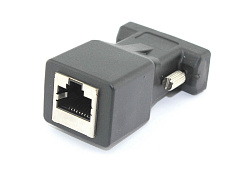 Переходник RJ45  на DB9 9 pin папа