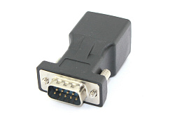 Переходник RJ45  на DB9 9 pin папа