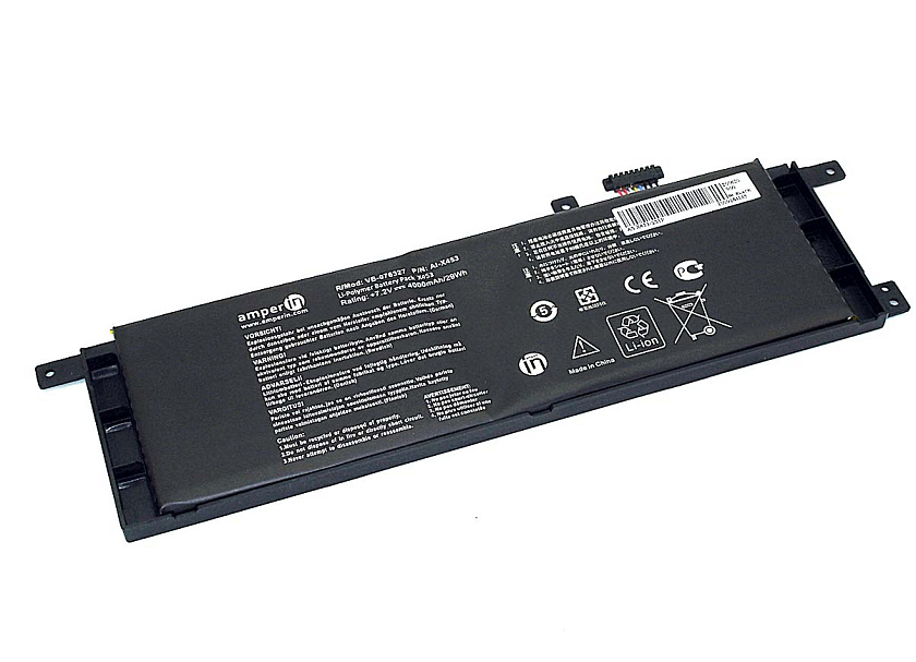 Аккумуляторная батарея Amperin для ноутбука Asus X453MA (B21N1329) 7.2V 4000mAh AI-X453