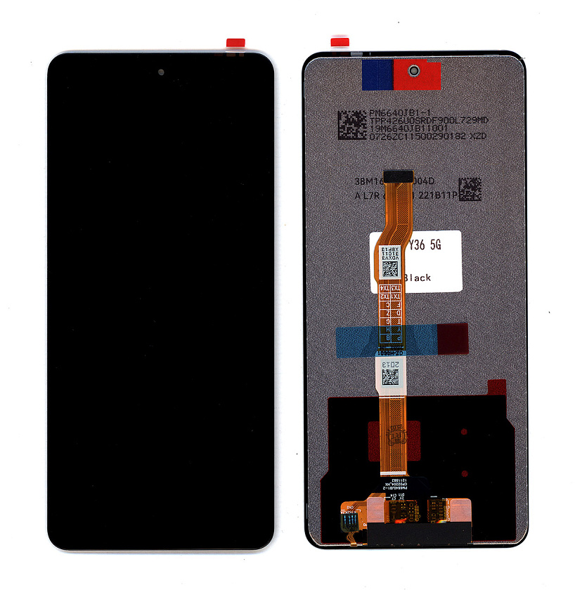 Дисплей для Vivo Y36 5G (V2247) в сборе с тачскрином черный