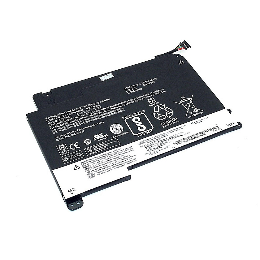 Аккумуляторная батарея для ноутбука Lenovo ThinkPad P40 Yoga (00HW020) 11.4V 4540mAh