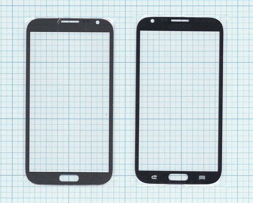 Стекло для Samsung Galaxy Note II GT-N7100 серое