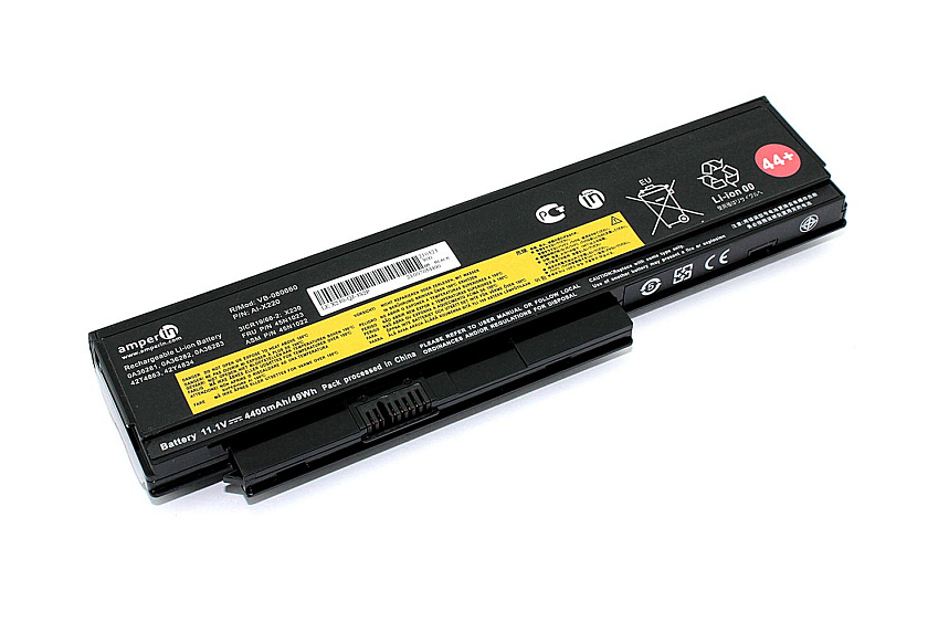 Аккумуляторная батарея Amperin для ноутбука Lenovo ThinkPad X220 (0A36283) 11.1V 4400mAh AI-X220
