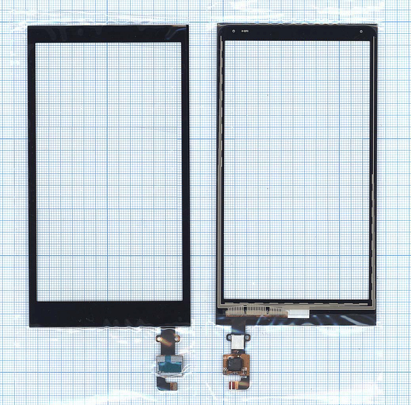 Сенсорное стекло (тачскрин) для HTC Desire 620 620G черное