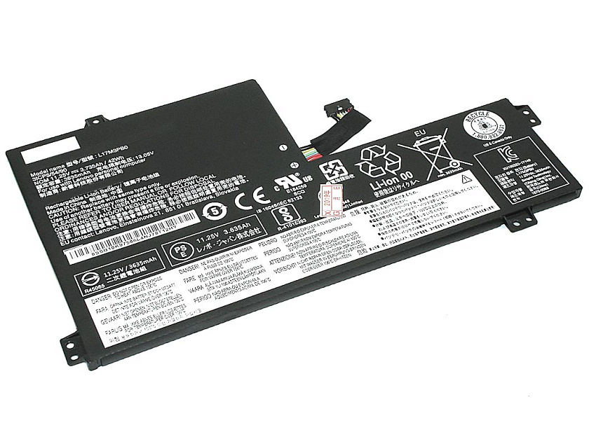 Аккумуляторная батарея для ноутбука Lenovo Chromebook 100e (L17C3PG0) 11.4V 3690mAh