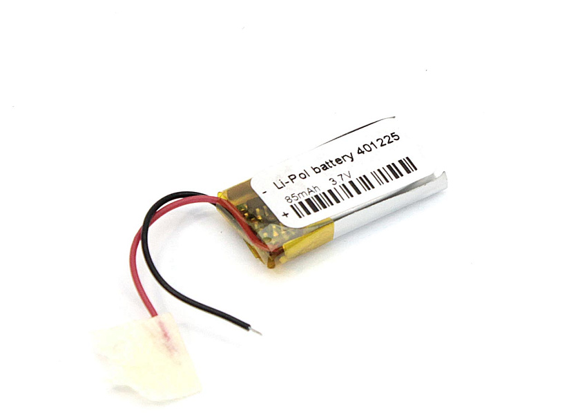 Аккумулятор Li-Pol (батарея) 4*12*25мм 2pin 3.7V/85mAh