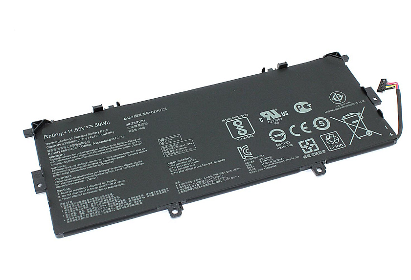 Аккумуляторная батарея для ноутбука Asus ZenBook 13 UX331UN (C31N1724) 11.55V 50Wh