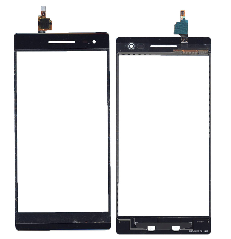 Сенсорное стекло (тачскрин) для Lenovo Phab 2 Pro черное