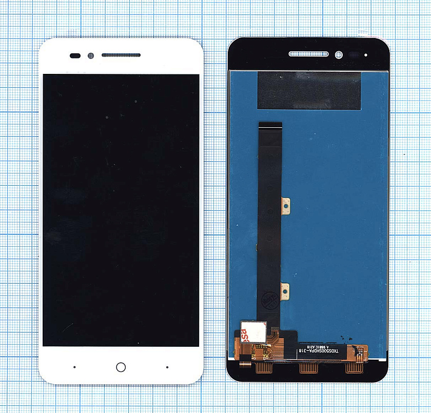 Дисплей для ZTE Blade A610 (318) белый