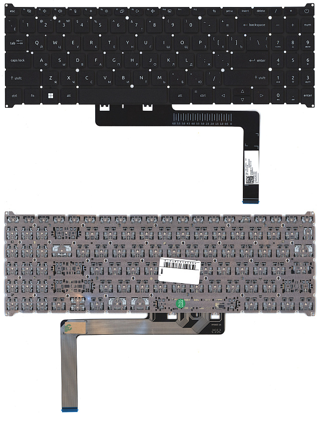Клавиатура для ноутбука Acer Aspire Go15 AG-15-31P черная