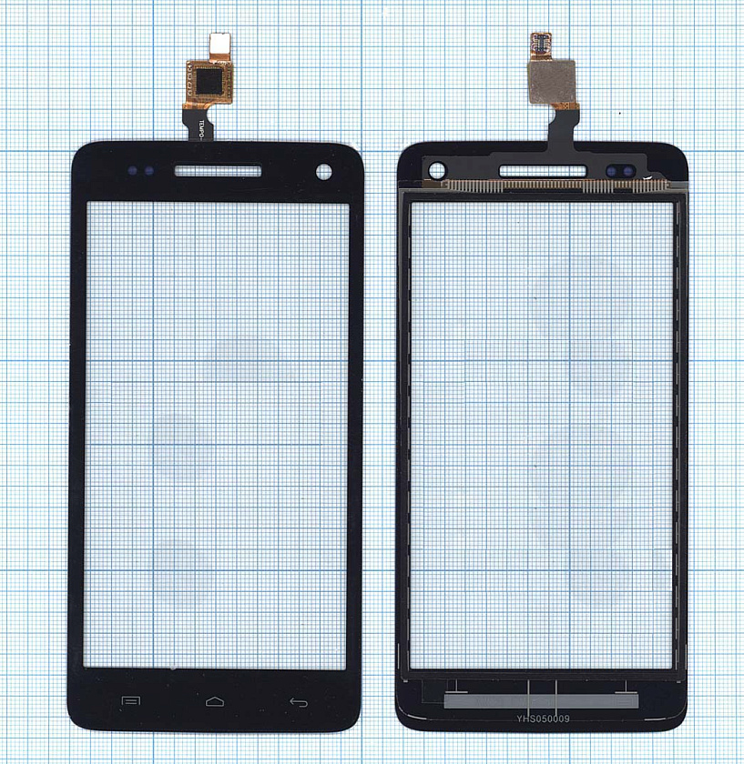 Сенсорное стекло (тачскрин) для Explay Fresh черное