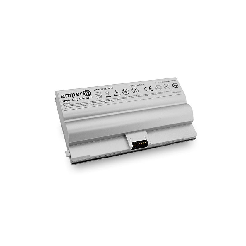 Аккумуляторная батарея Amperin для ноутбука Sony Vaio VGN-FZ Series 11.1v 4400mah silver AI-BPS8 