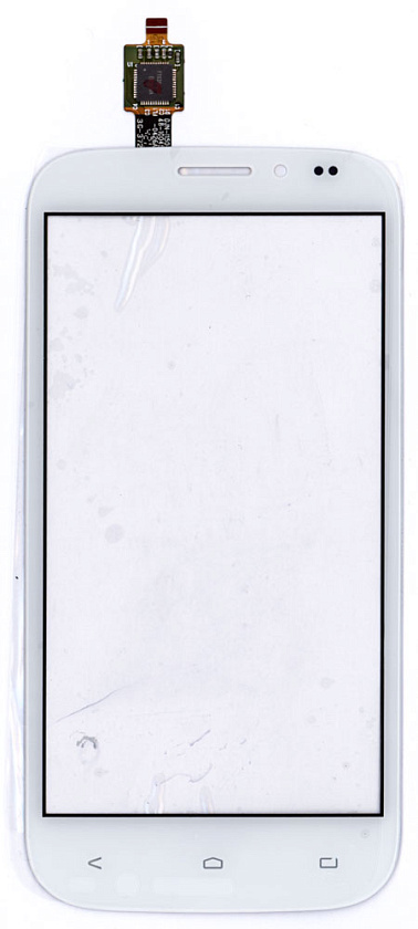 Сенсорное стекло (тачскрин) для Fly IQ4404 Spark белое