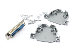 Сборный штекер D-SUB/DB25 мама 10 шт