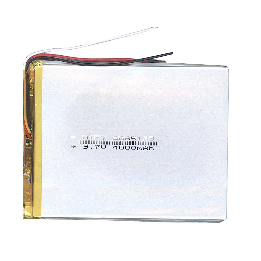 Аккумулятор Li-Pol (батарея) 3*85*123мм 3pin 3.7V/4000mAh