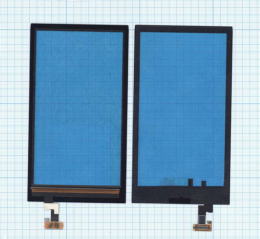 Сенсорное стекло (тачскрин) для HTC Desire 510 черное