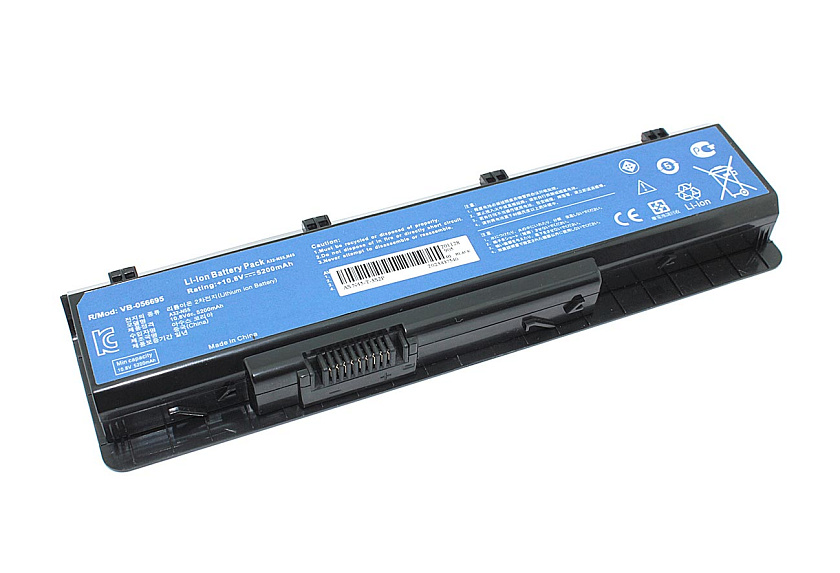 Аккумуляторная батарея для Asus N45 5200mAh black A32-N55 (Low Cost OEM)
