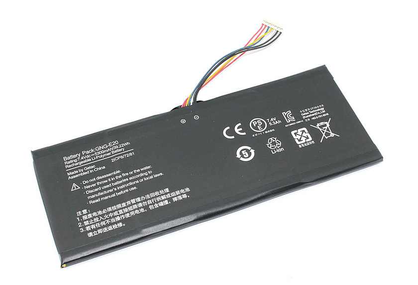 Аккумуляторная батарея для ноутбука Gigabyte Ultrabook U21MD (GNG-E20) 7.4V 5300mAh/39.22Wh