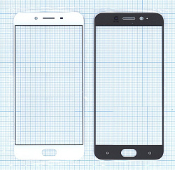 Cтекло для OPPO R9s белое