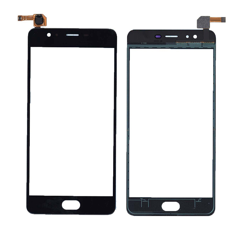 Сенсорное стекло (тачскрин) для ZTE Nubia M2 Lite черное
