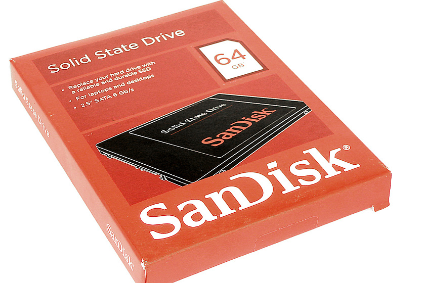 Жесткий диск 2.5" SANDISK SDSSDP-064G-G25, 64Гб, SSD, SATA III