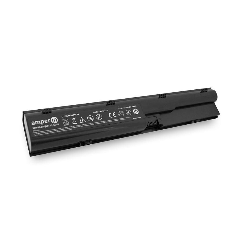 Аккумуляторная батарея Amperin для ноутбука HP ProBook 4330S, 4430S 11.1V 4400mAh (49Wh) AI-HP4330