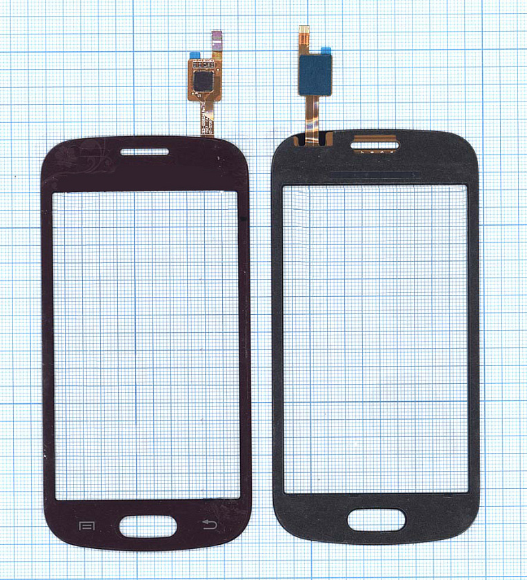 Сенсорное стекло (тачскрин) для Samsung Galaxy Trend GT-S7390 GT-S7392 красное