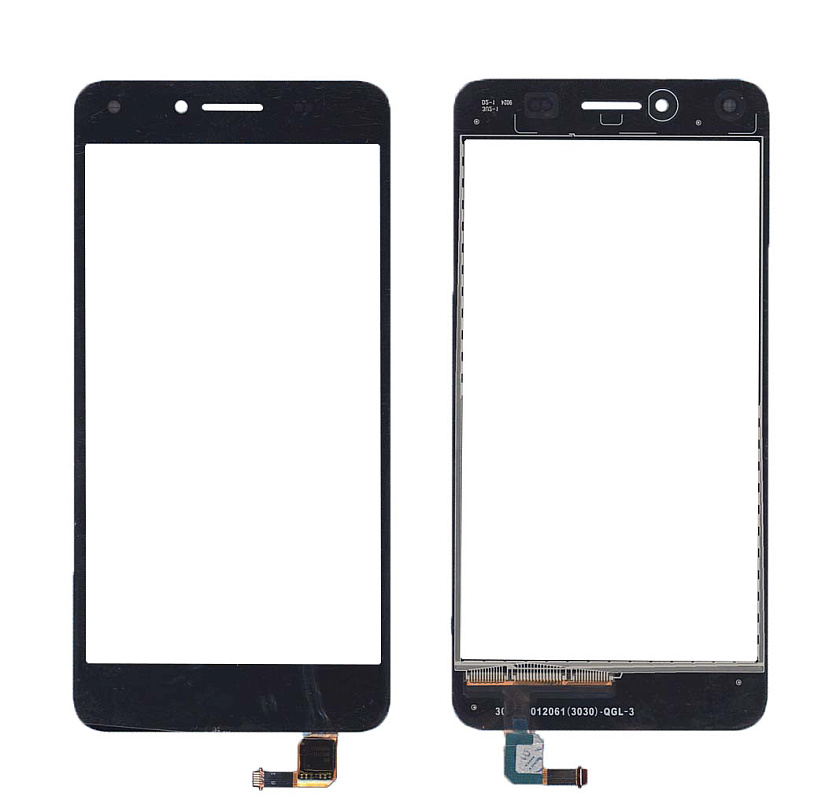 Сенсорное стекло (тачскрин) для Huawei Honor Y5 II 3G черное